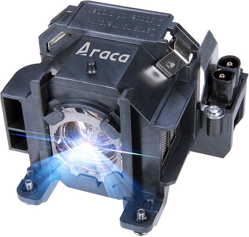 Araca ELPLP38 Projector Lamp with Housing for Epson EMP-1700 EMP-1705 EMP-1707 EMP-1710 /PowerLite 1505/1700 /1705/1710 /1715/1717 Replacement Projector Lamp - Image 1